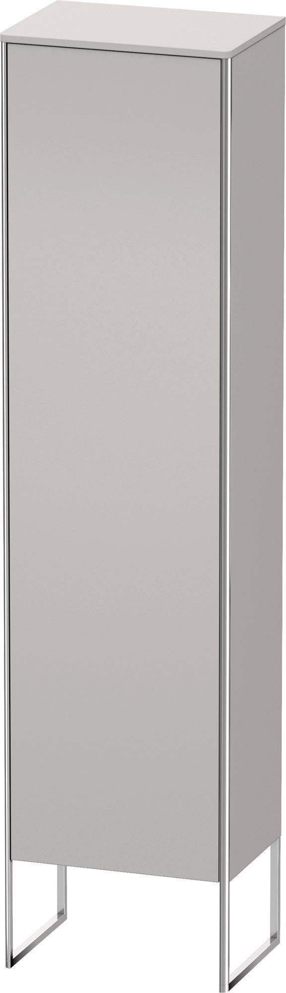 DURAVIT Hochschrank XSquare, bodenstehend, 1 Tür links, 2016x500x356 mm, Weiß Seidenmatt