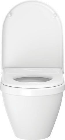 Duravit Wand-WC Starck 3 Tiefspüler 545 mm mit WonderGliss Beschichtung, weiß