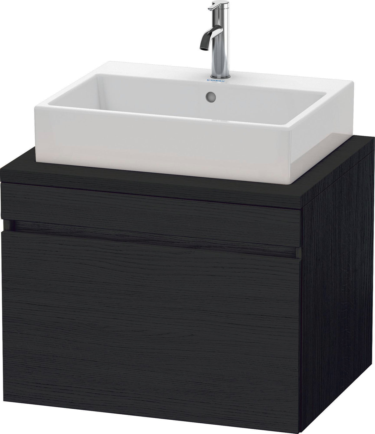 Duravit DuraStyle Konsolenwaschtischunterbau 700 mm betongrau matt mit 1 Auszug und Soft-Close