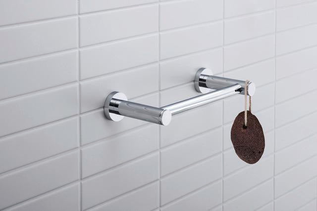 DURAVIT D-Code Wannengriff 200 mm Chrom – Wandmontage Haltegriff aus Metall