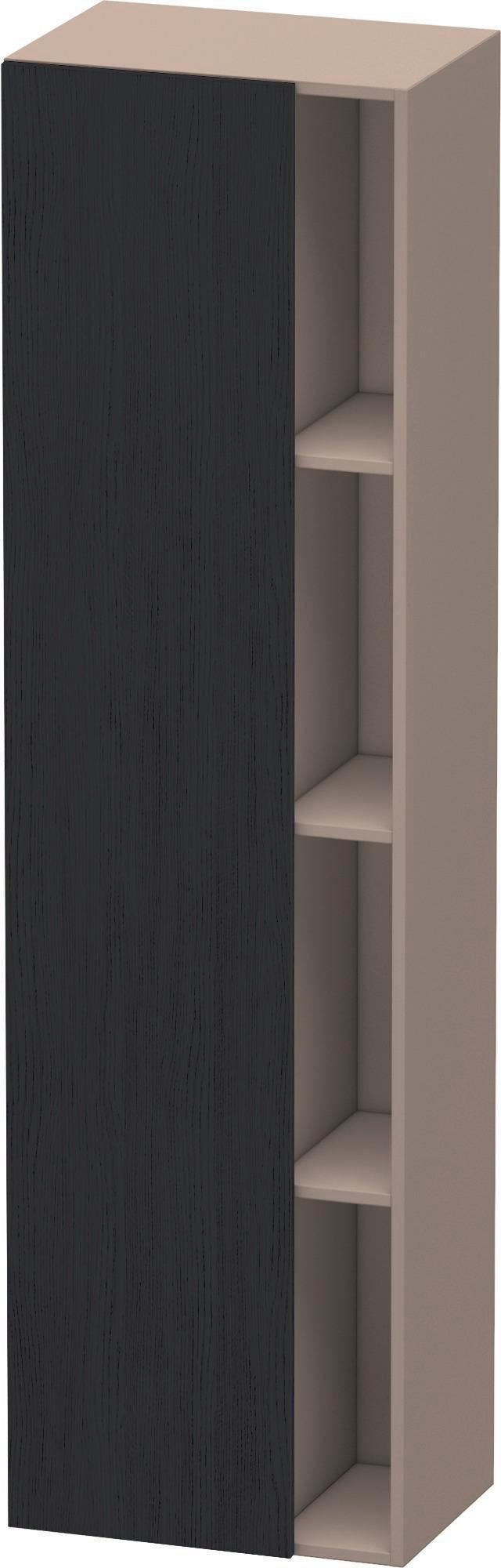 DURAVIT DuraStyle Hochschrank 360x500x1800mm, 1 Tür links, weiß matt – Wandhängend mit Soft-Close