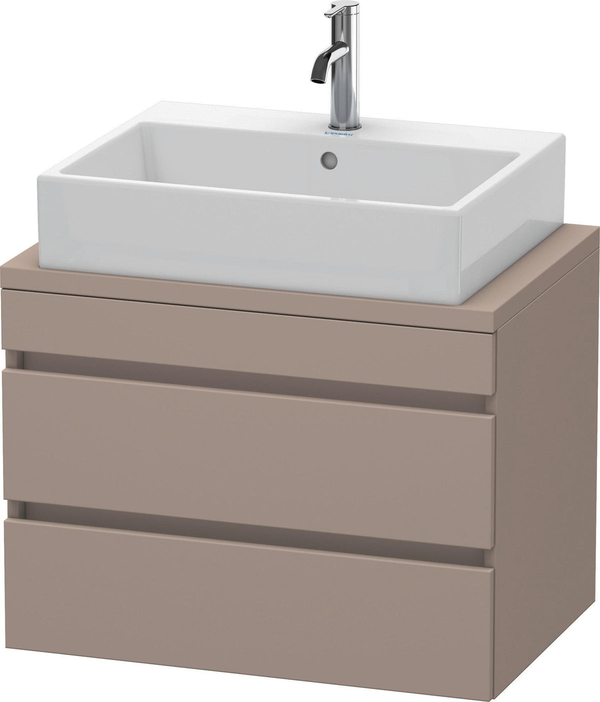 Duravit DuraStyle Konsolenunterschrank 700 mm betongrau matt mit 2 Schubkästen