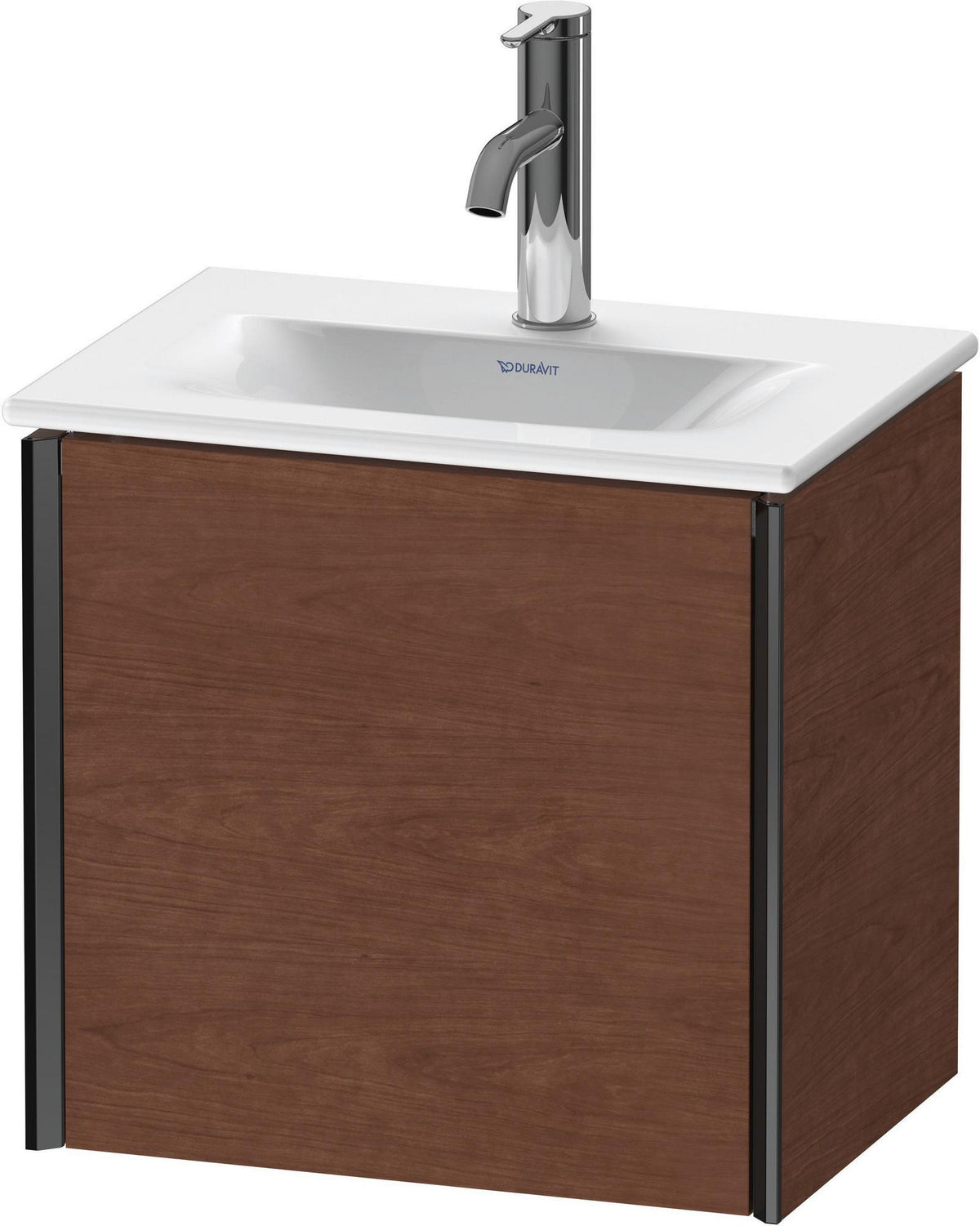 DURAVIT XViu Waschtischunterbau 397 mm, 1 Tür, Amerikanischer Nussbaum – Wandhängend
