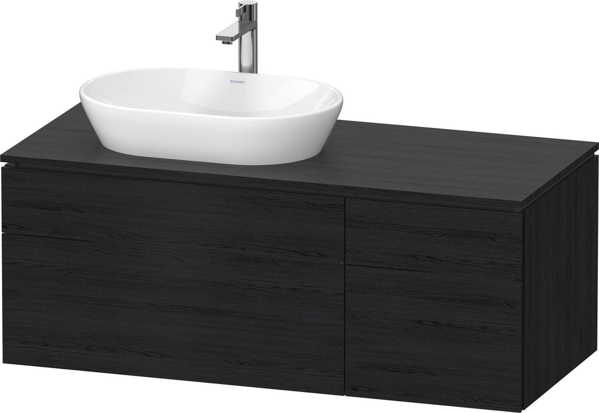 DURAVIT L-Cube Waschtischunterbau 1220 mm taupe supermatt mit Tip-On-Technik und Soft-Close