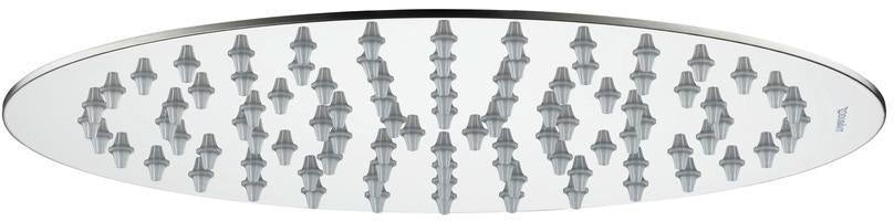 DURAVIT Kopfbrause D200 Rund Rain Chrom – 1 Strahl, Antikalk, Wand- und Deckenmontage