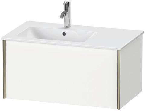Duravit Waschtischunterbau XVIU 810 mm weiß matt mit Tip-On-Technik und Auszug