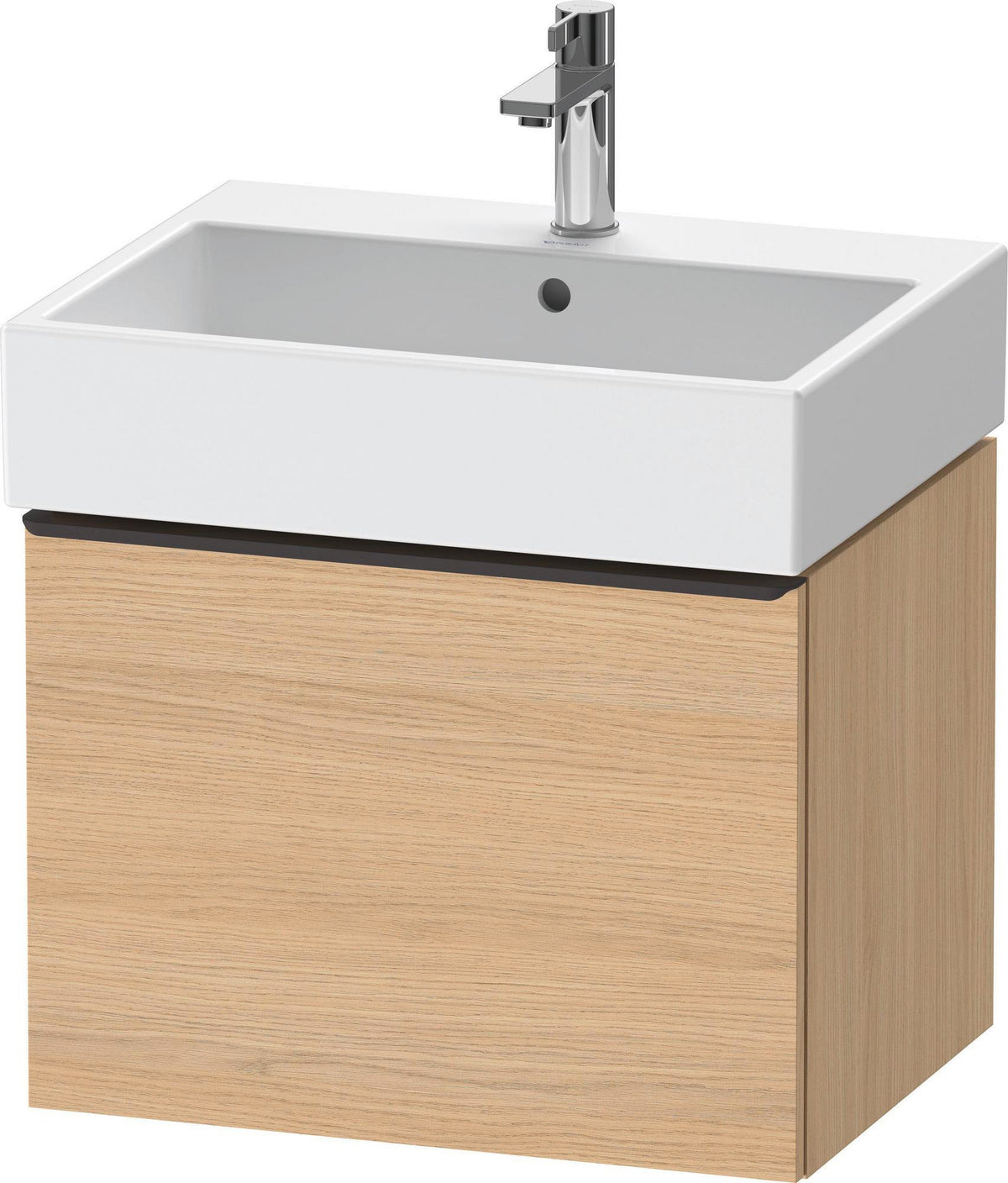 DURAVIT D-Neo Waschtischunterbau 584 mm wandhängend mit 1 Auszug, Griff Bronze, Weiß Matt