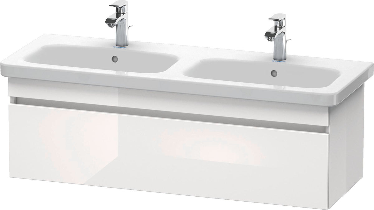 Duravit DuraStyle Waschtischunterbau 1230 mm betongrau matt – wandhängend, 1 Auszug, Soft-Close