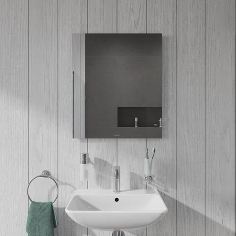 DURAVIT Waschtisch ME by Starck 550 mm Weiß Seidenmatt mit Überlauf und Hahnloch