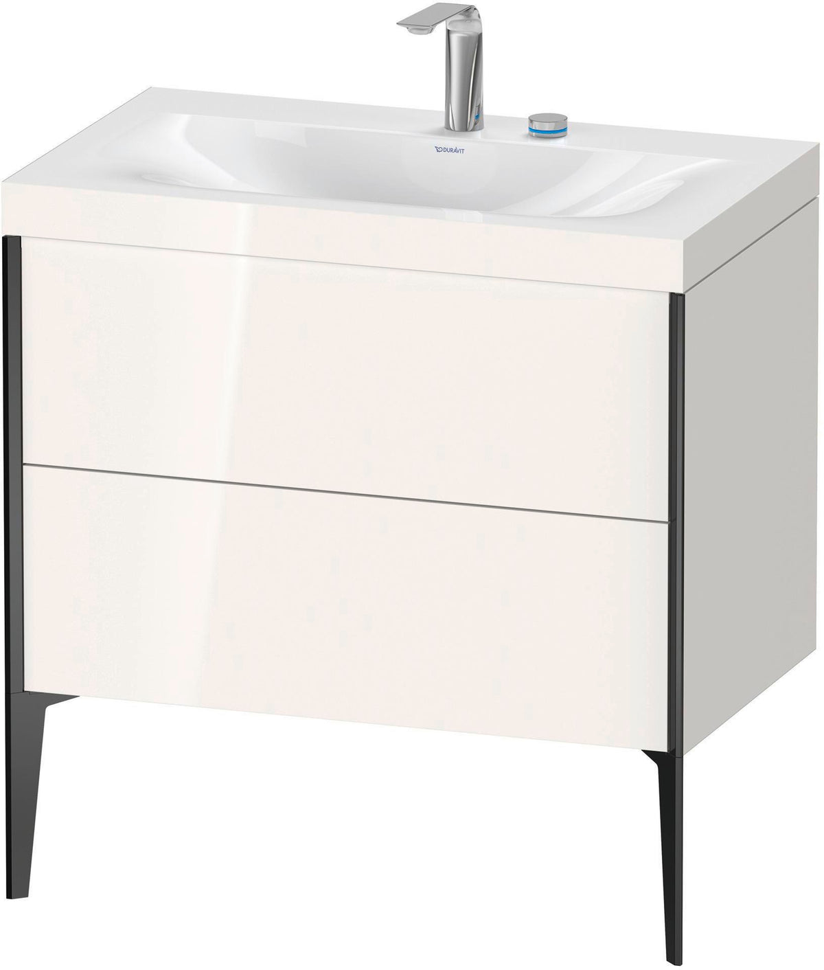 DURAVIT XViu c-bonded Waschtischset 800 mm mit 2 Auszügen, bodenstehend, Soft-Close