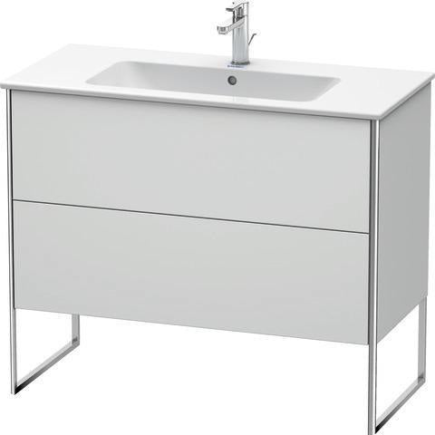 Duravit XSquare Waschtischunterbau 1010 mm mit 2 Auszügen, s-matt, Eiche Ahorn, Midi