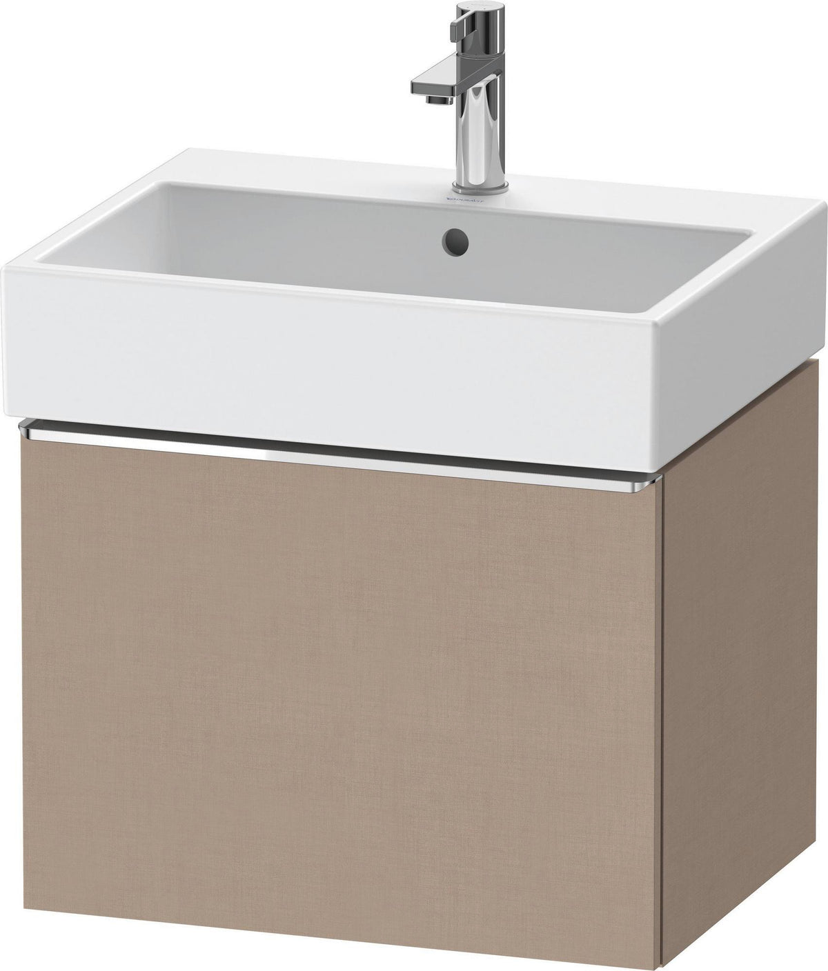 DURAVIT D-Neo Waschtischunterbau 584 mm wandhängend mit 1 Auszug, Griff Bronze, Weiß Matt