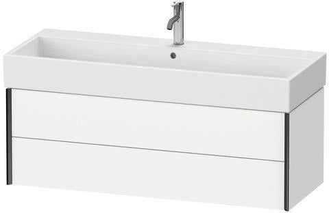 Duravit Waschtischunterbau XVIU 397x1184x454mm Prof. Champ ma weiß matt – wandhängend, 2 Schubkästen, Tip-On-Technik