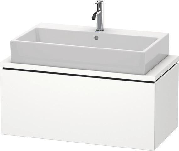 DURAVIT L-Cube Waschtischunterbau 920 mm taupe supermatt mit Tip-On-Technik