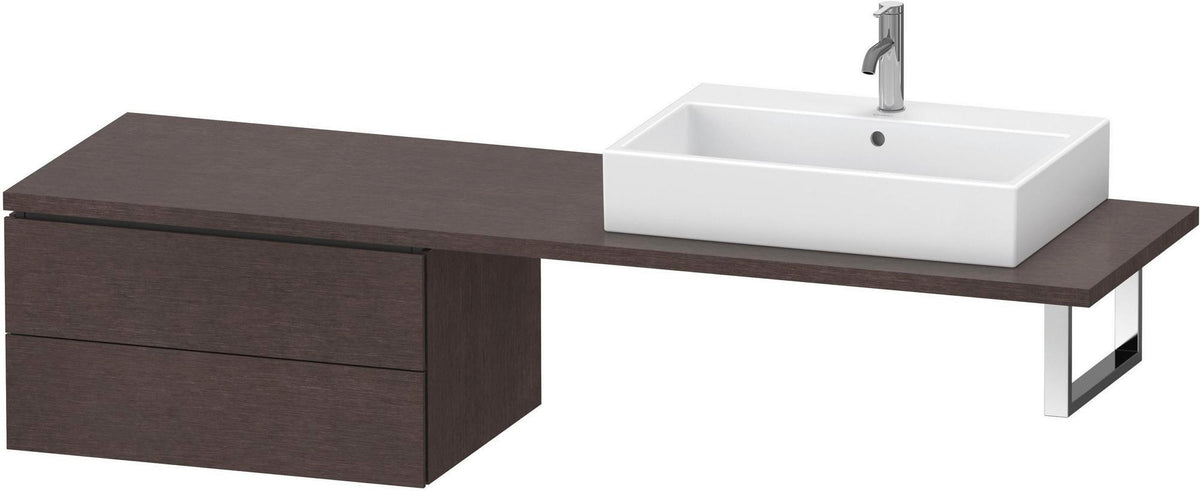 DURAVIT L-Cube Unterschrank 720 mm, 2 Schubkästen, weiß matt, wandhängend