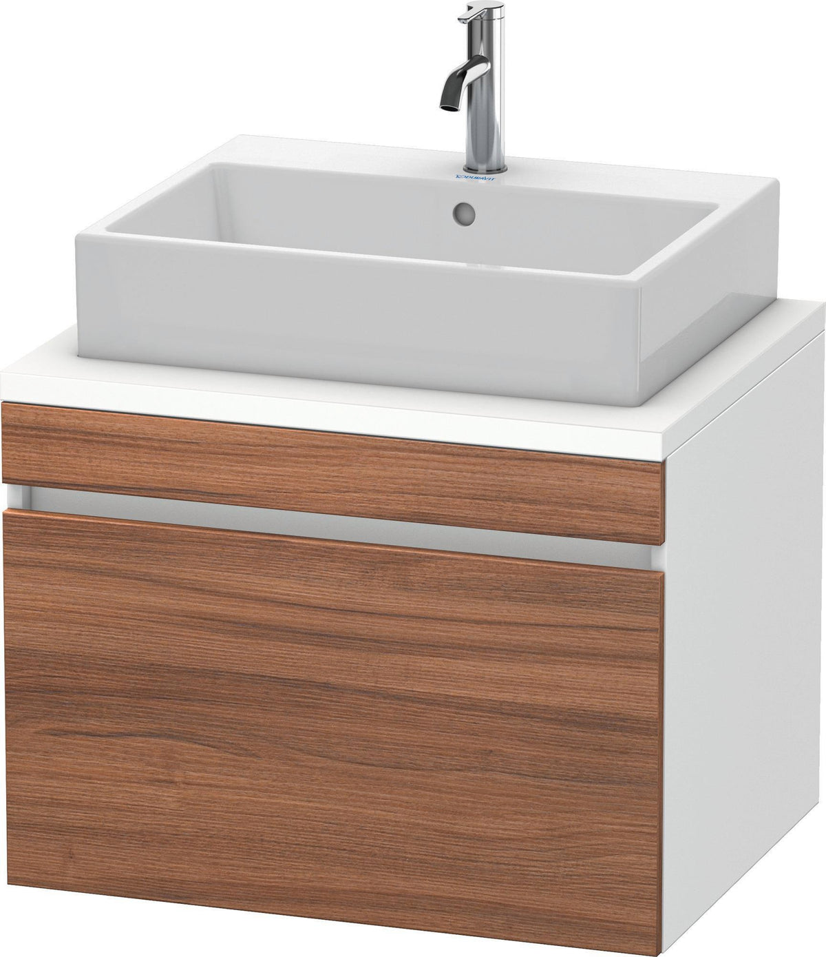 Duravit DuraStyle Konsolenwaschtischunterbau 700 mm betongrau matt mit 1 Auszug und Soft-Close