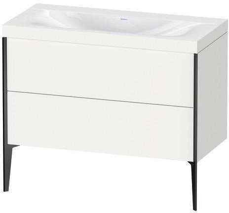 Duravit XViu Möbelwaschtischset 1000 mm mit Unterschrank und Viu Waschtisch