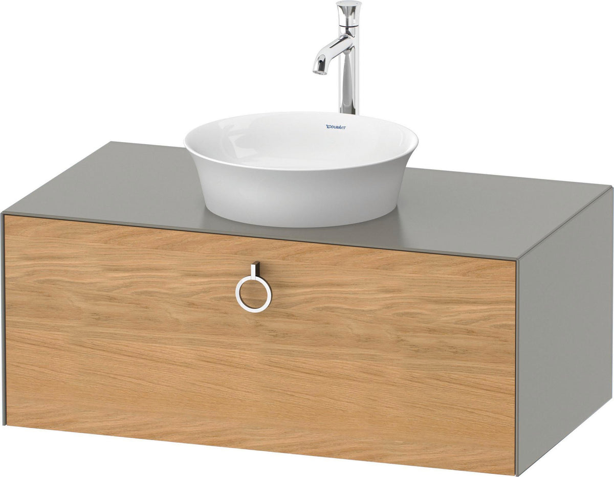 DURAVIT White Tulip Waschtischunterbau 1000 mm, 1 Auszug, wandhängend, weiß seidenmatt