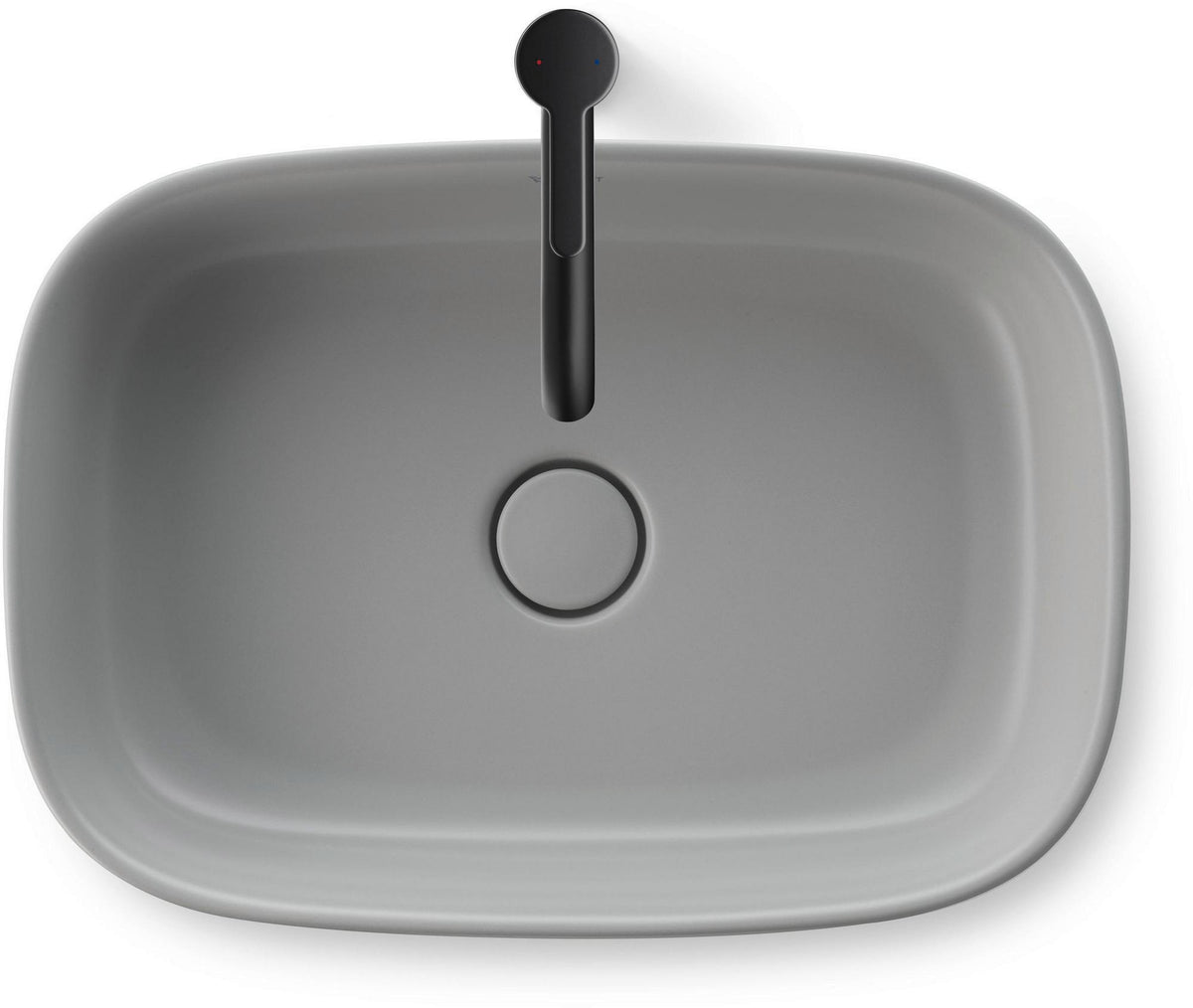 Duravit C.1 Einhebel-Waschtischmischer XL 166 mm mit Zugstange, Schwarz Matt