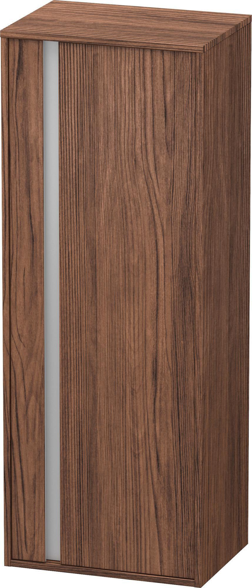Duravit Hochschrank Ketho 360x500x1320mm, 1 Tür, Anschlag links, weiß matt – wandhängend mit Soft-Close