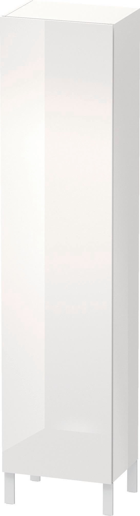 DURAVIT L-Cube Hochschrank Eiche matt 500 mm – wandhängend mit Soft-Close