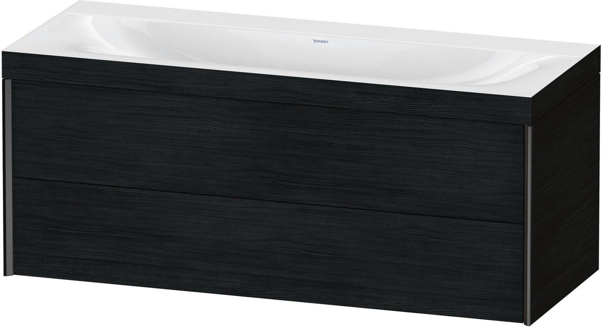 DURAVIT XViu c-bonded Waschtischunterbauset 1200 mm wandhängend mit 2 Schubkästen