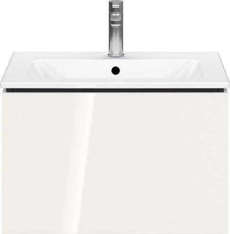 Duravit L-Cube Waschtischunterbau 620 mm taupe supermatt mit Tip-On-Technik
