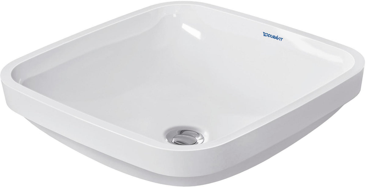 DURAVIT DuraStyle Einbauwaschtisch 370 mm weiß ohne Hahnloch mit Überlauf