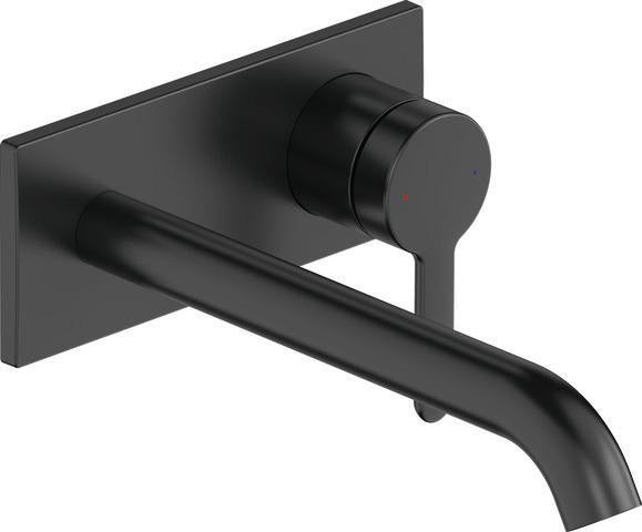 DURAVIT C.1 Einhebel-Waschtischmischer Unterputz 225 mm Schwarz Matt ohne Zugstange