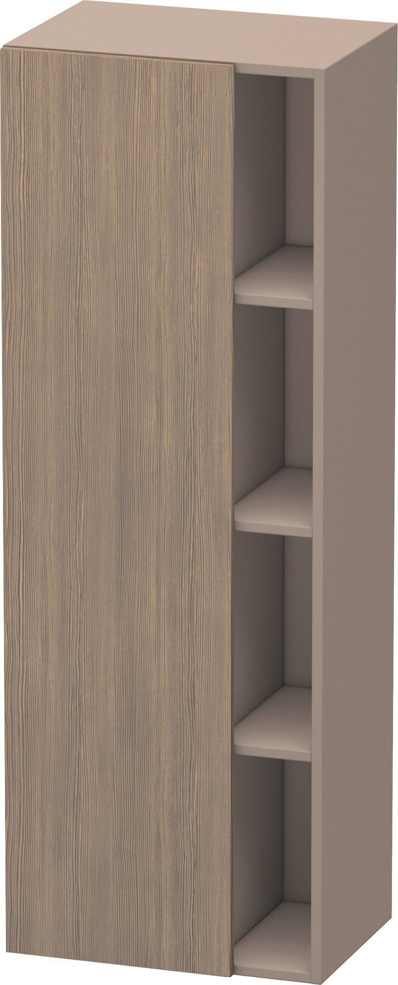 DURAVIT DuraStyle Hochschrank 360x500x1400 mm, 1 Tür links, Eiche Terra/Weiß Matt