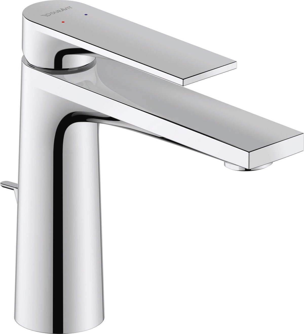 DURAVIT Tulum by Starck Einhebel-Waschtischmischer mit Zugstange, 135 mm Ausladung, Chrom
