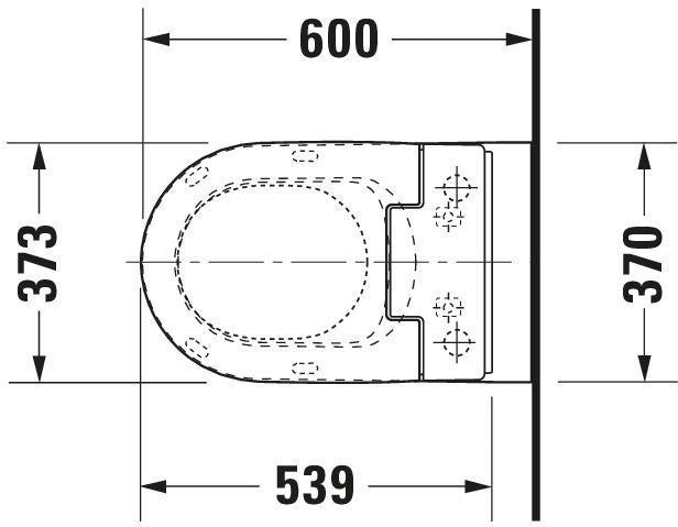 DURAVIT SensoWash Slim Dusch-WC Sitz weiß mit Fernbedienung und Durchlauferhitzer