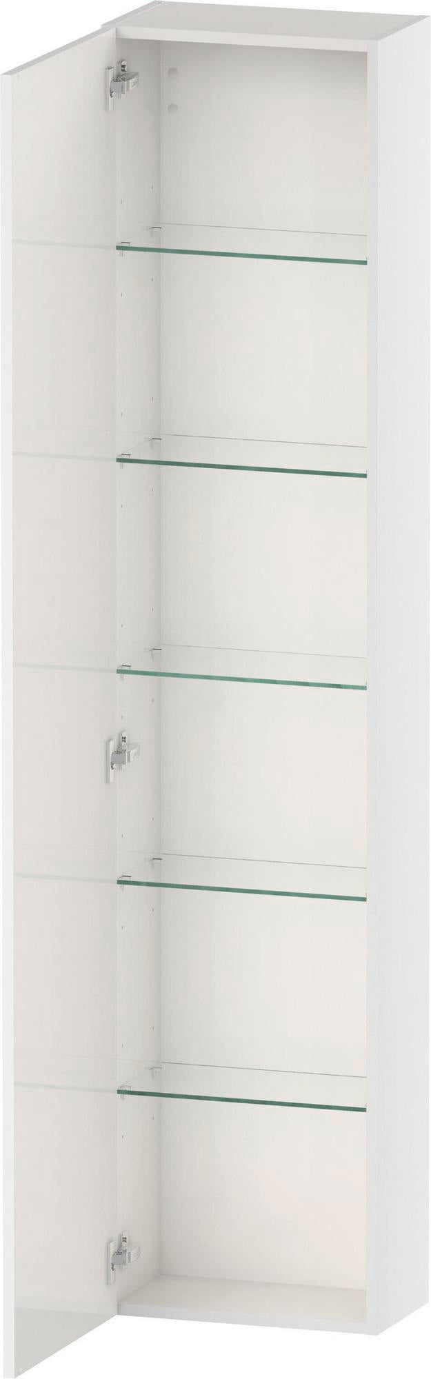 DURAVIT DuraStyle Hochschrank 400 mm betongrau matt, 1 Tür links, Soft-Close