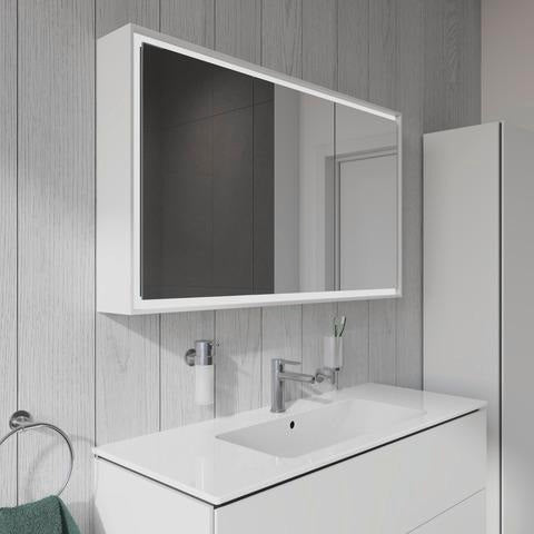 Duravit L-Cube Waschtischunterbau 1220 mm taupe matt mit 2 Schubkästen und Tip-On-Technik