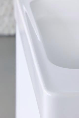 DURAVIT Waschtisch Soleil by Starck 600 mm Weiß mit Überlauf und Hahnlochbank