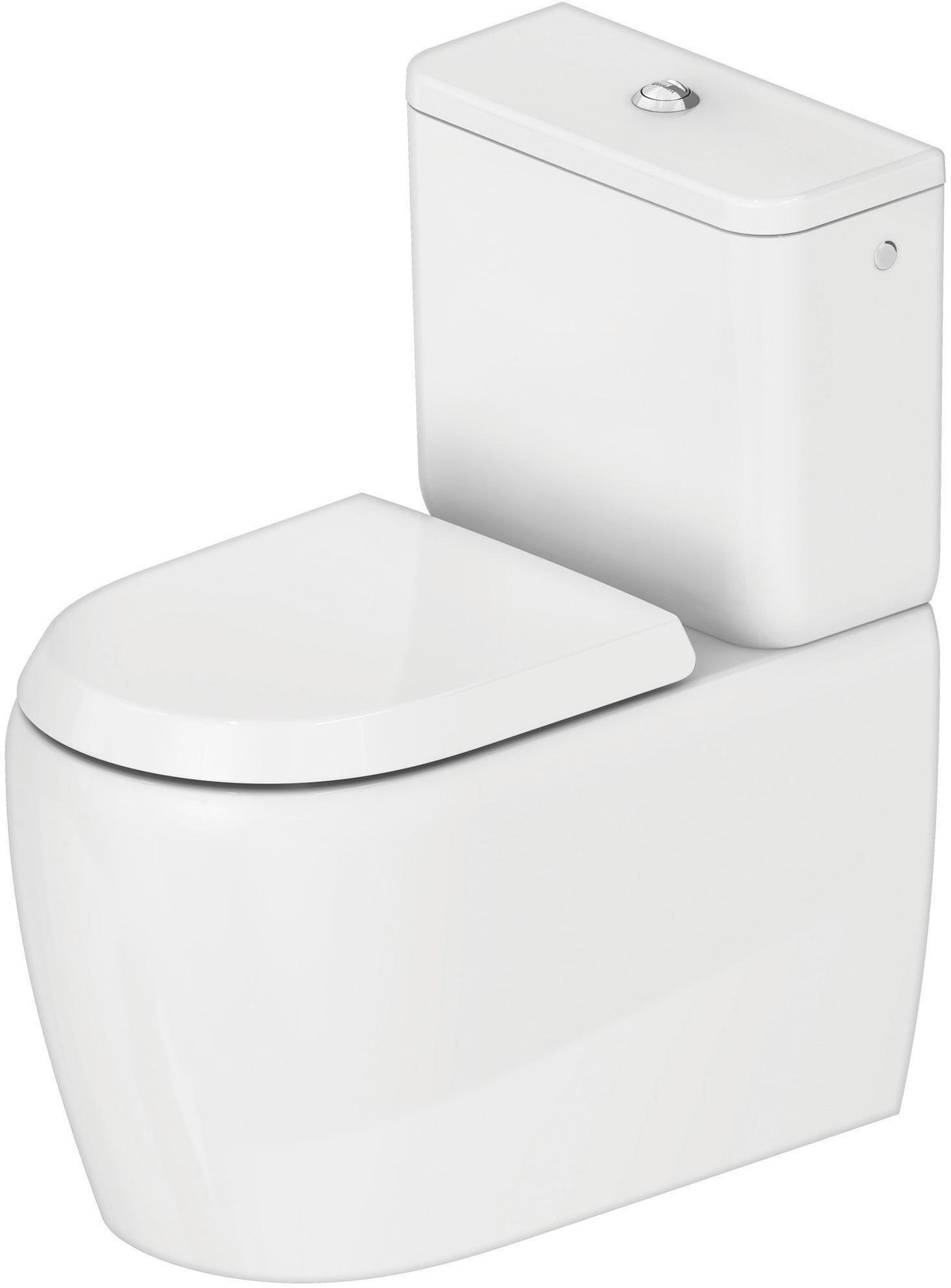 DURAVIT Stand-WC Qatego spülrandlos 660x390mm Abgang Vario Weiß