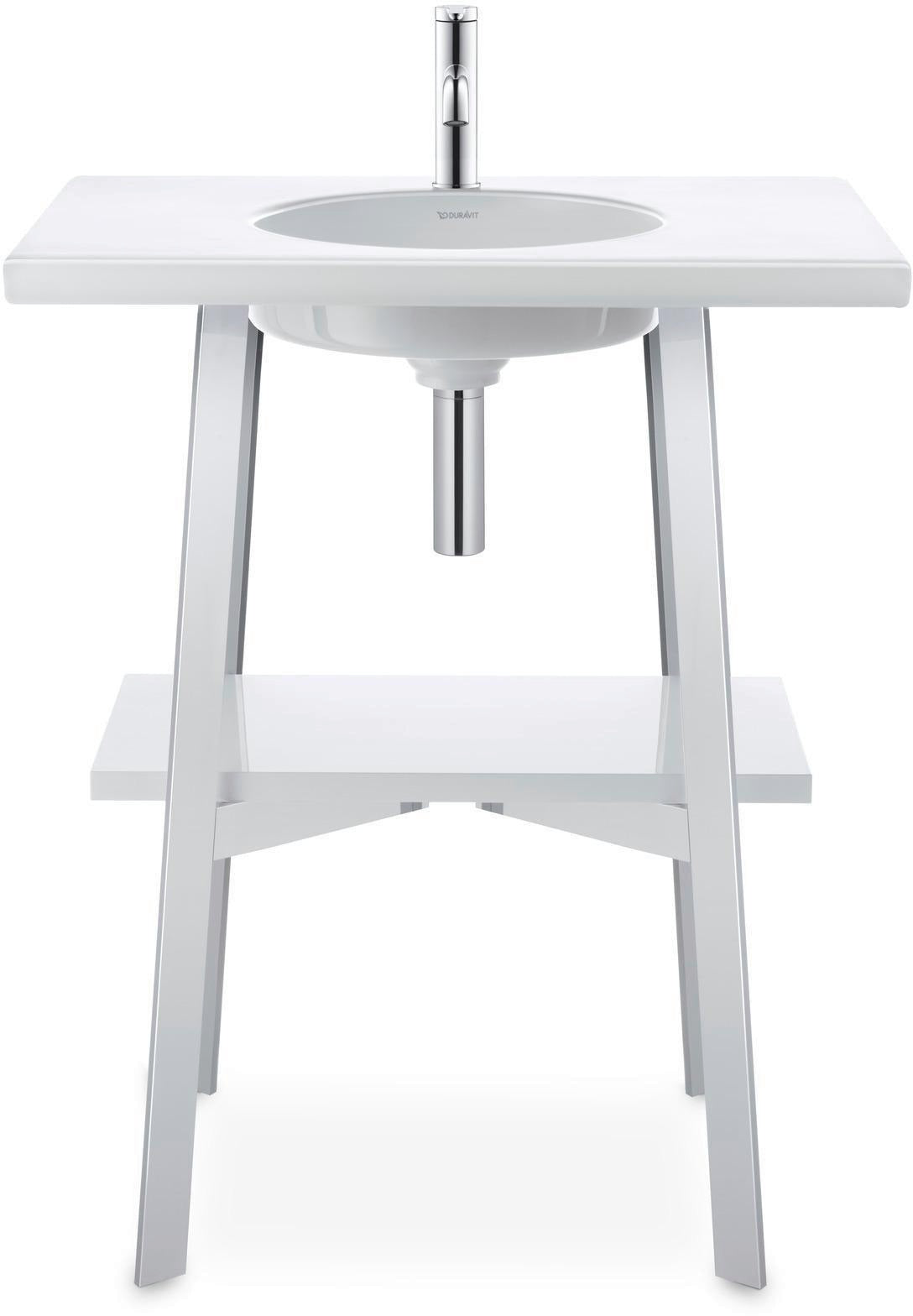Duravit DU Design Siphon Schwarz Matt – Flaschensiphon Universal mit Rosette