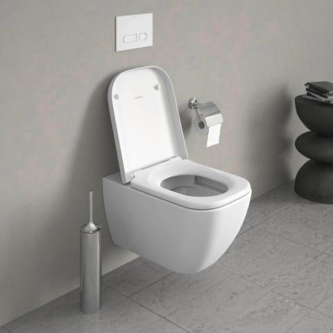 DURAVIT WC-Sitz Happy D.2 Anthrazit matt mit Absenkautomatik und Edelstahl-Scharnieren