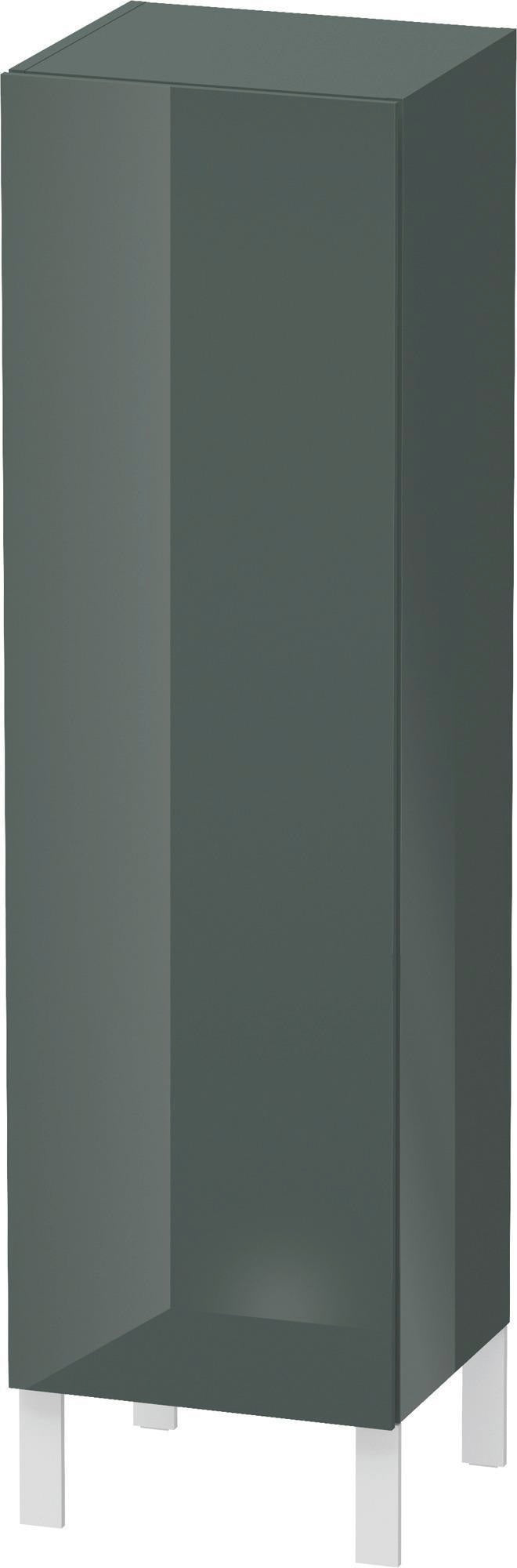 Duravit Halbhochschrank L-Cube 363x400x1320mm 1 Tür links, Amerikanisch Nussbaum