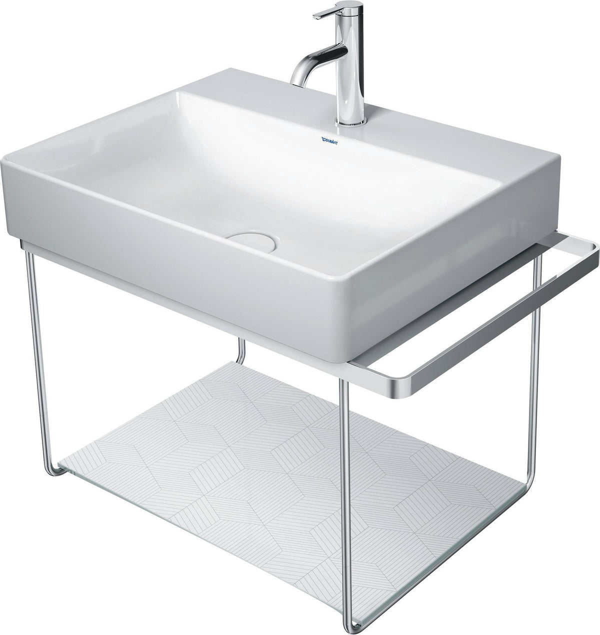 Duravit DuraSquare Glaseinleger 570x380 mm Sicherheitsglas für Metallkonsolen