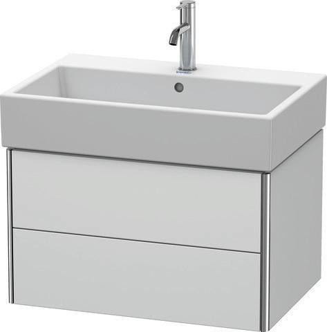 Duravit XSquare Waschtischunterbau 684 mm wandhängend mit Schubkasten und Siphonausschnitt