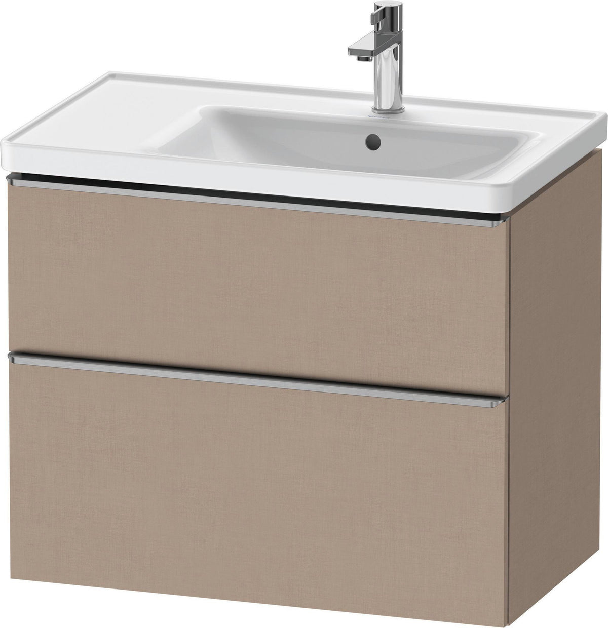 Duravit D-Neo Waschtischunterbau 784 mm Eiche Schwarz Bronze, wandhängend, 1 Auszug