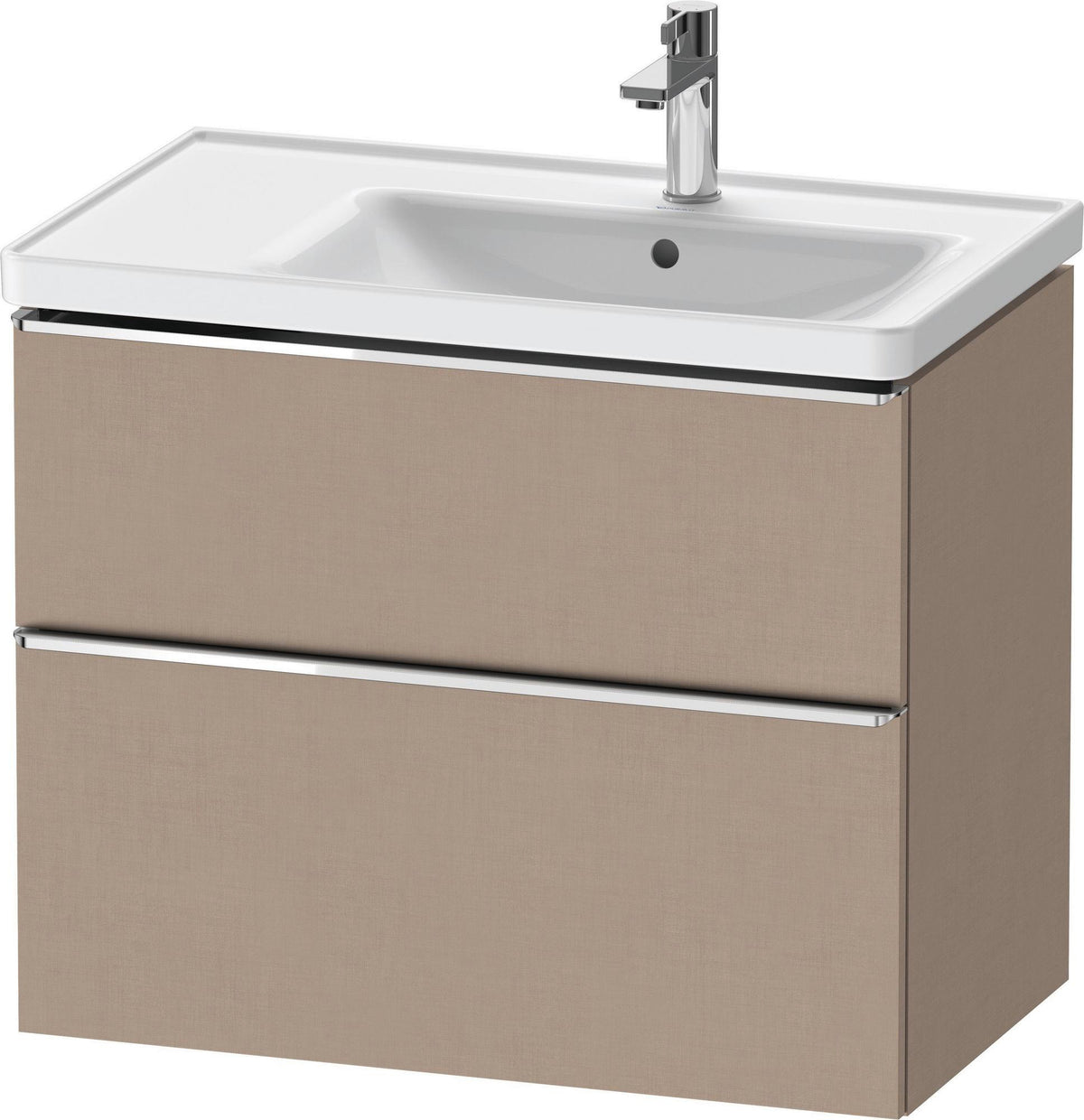 Duravit D-Neo Waschtischunterbau 784 mm Eiche Schwarz Bronze, wandhängend, 1 Auszug