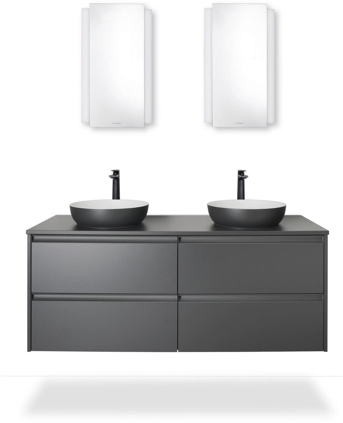DURAVIT Sivida Aufsatzwaschtisch 400 mm rund DuroCast Plus ohne Überlauf