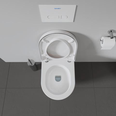 DURAVIT WC-Sitz Universal Duroplast weiß ohne Absenkautomatik mit Edelstahl-Scharnieren