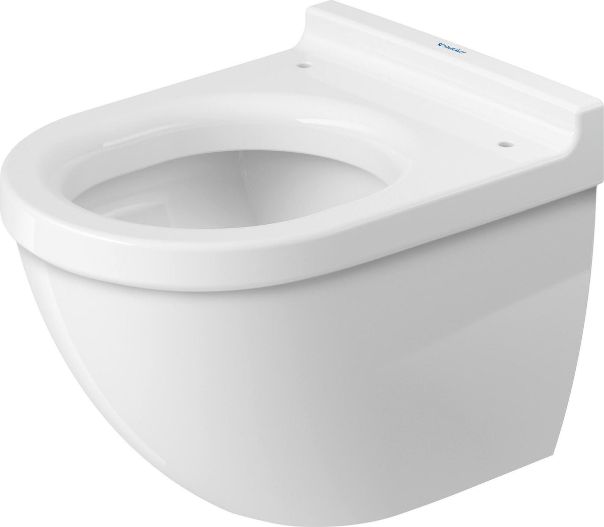 DURAVIT Wand-WC Starck 3 Compact, 485 mm Tiefspüler, Durafix, weiß