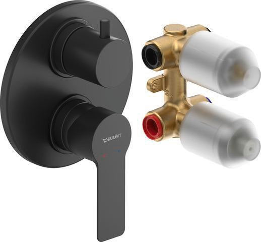 Duravit D-Code 2.0 Einh.-Wannenmischer UP Set Keramikmischsystem, Chrom HG