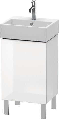 DURAVIT L-Cube Waschtischunterbau 593x434x341 mm, amerikanisch nussbaum, Anschlag links, für Vero Air