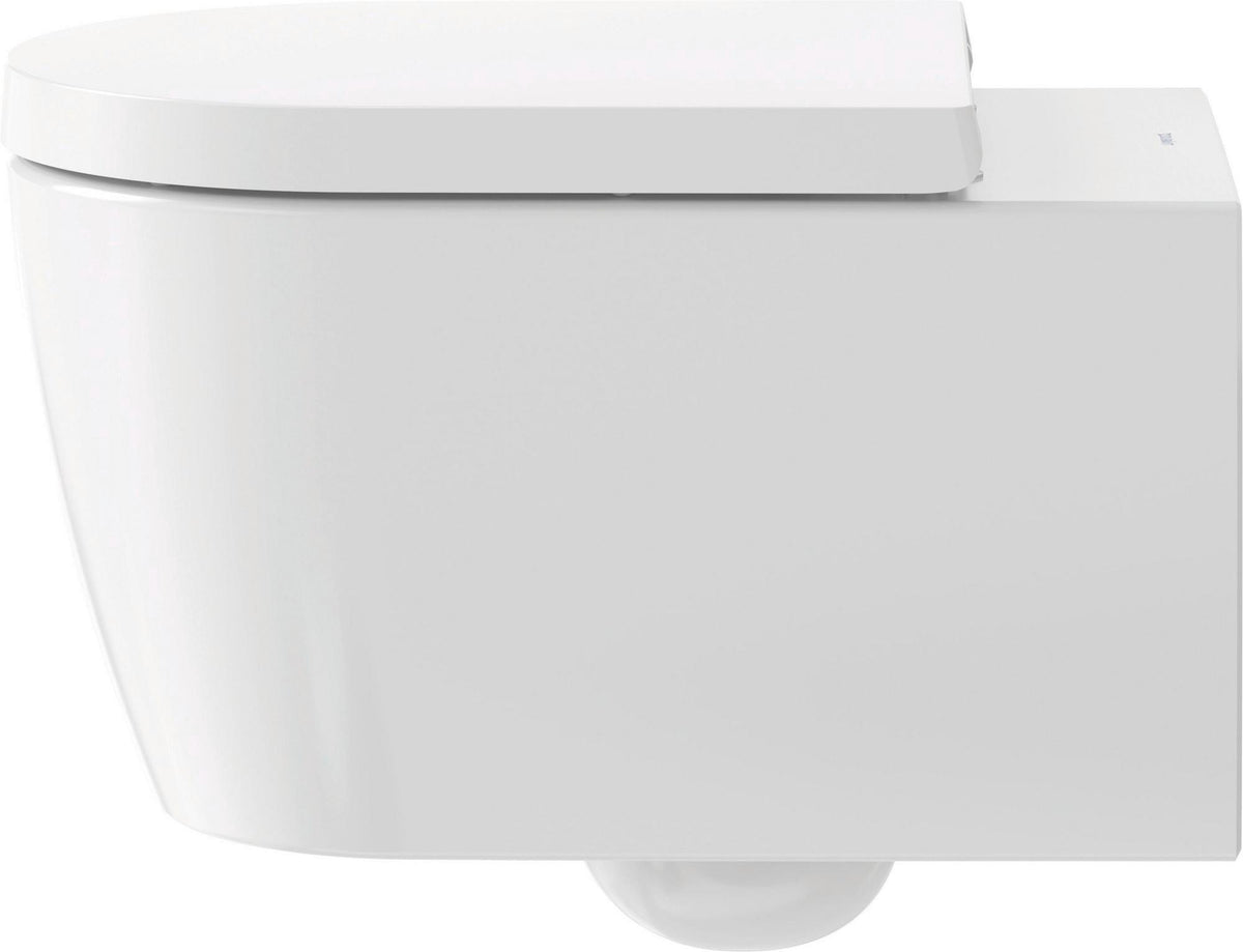 Duravit Wand-WC ME by Starck 570 mm Weiß Seidenmatt Tiefspüler mit WonderGliss