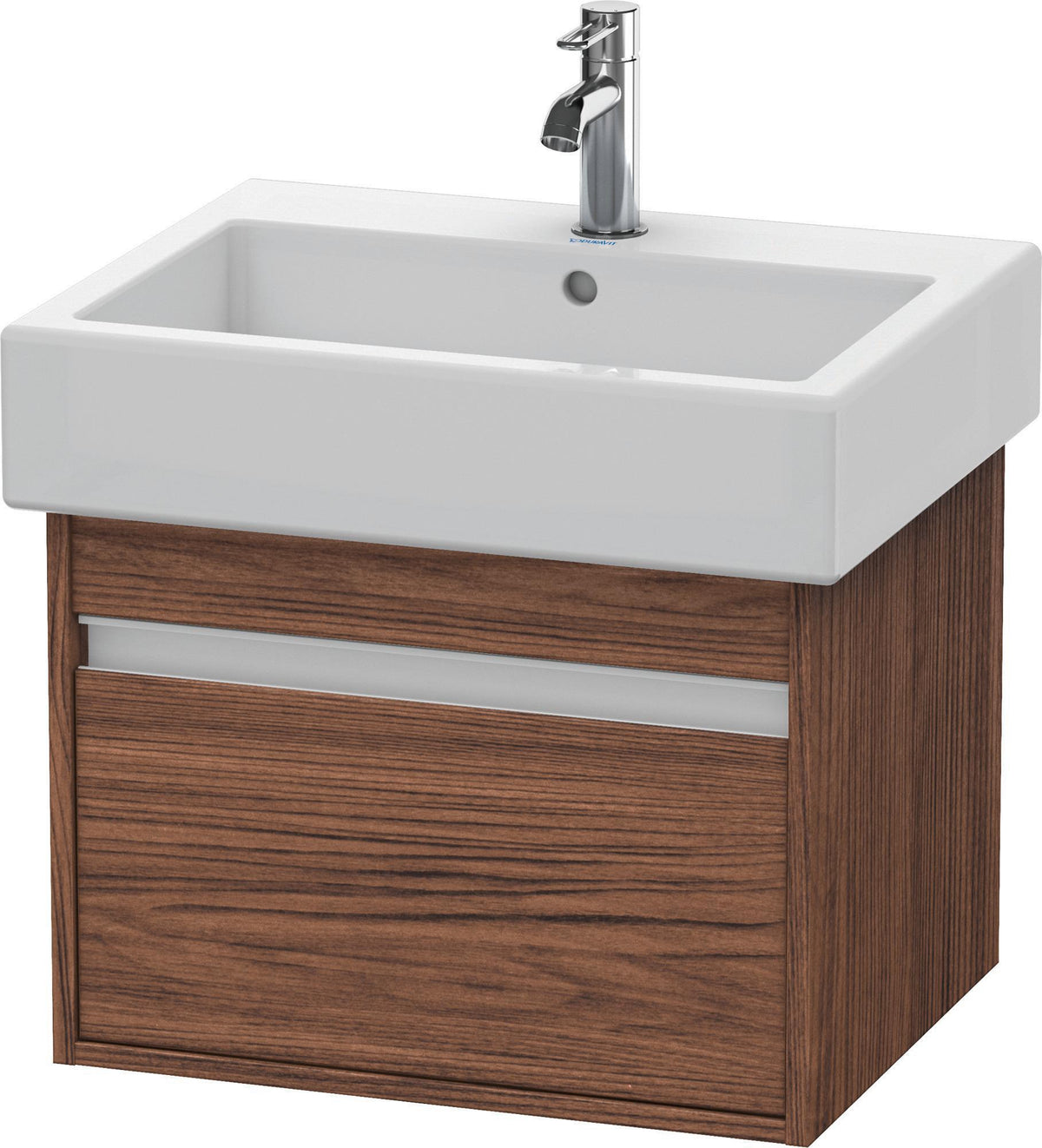 DURAVIT Ketho Waschtischunterbau 550 mm wandhängend, 1 Auszug, basalt matt – für Vero 045460